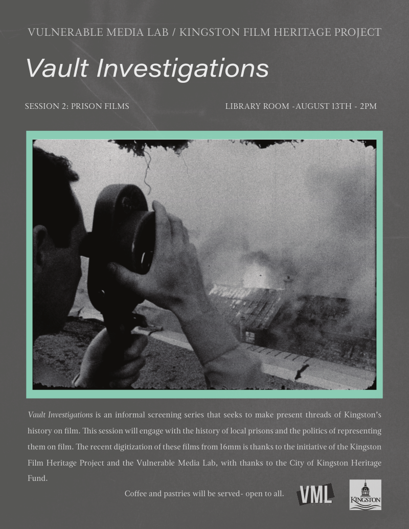 Poster for Vault Investigations Session 2: Prison Films
